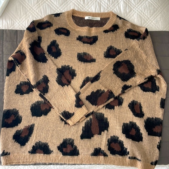 Cheetah print sweater - Picture 1 of 6